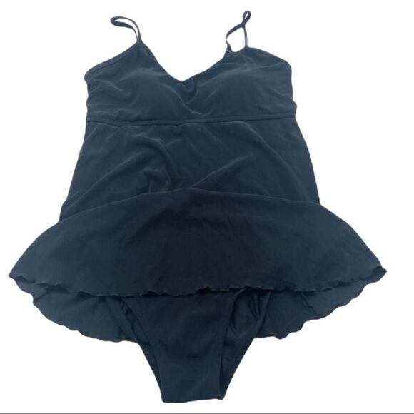 Motherhood Black One Piece Swimsuit Size Medium - Picture 1 of 12